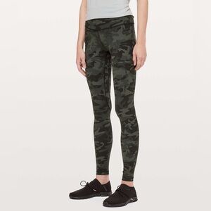 Lululemon Align Pant Incognito Camo Multi Gator Green